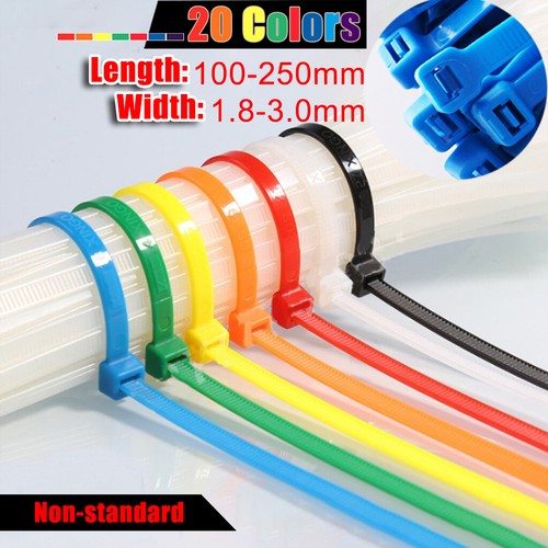 Colorful cable ties - ties, small