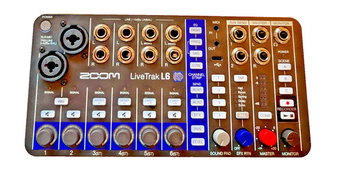 Zoom livetrak channel - zoom, 10-channel