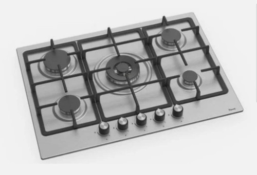 Ferre burner gas hob silver - hob,