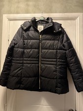 Navy Joules Puffer Jacket Coat