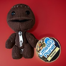 Official Little Big Planet Sackboy Doll Plush Soft Toy 6" With Tag 2010 sack boy