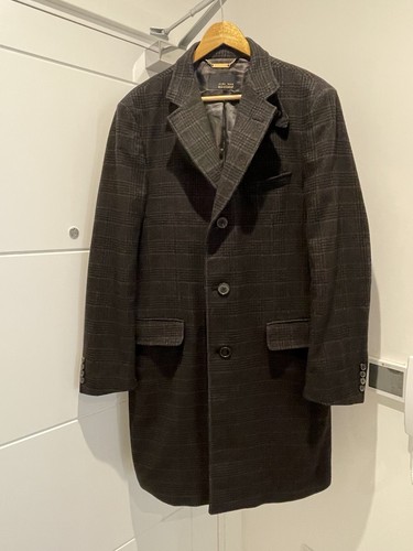 Men zara long coat in - coat,