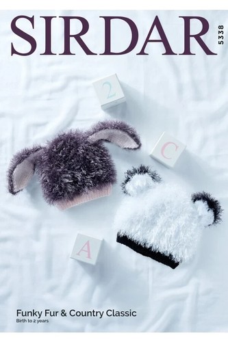 Sirdar 5338 funky fur knitting - funky,
