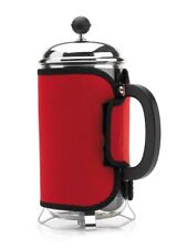 Cafetiere Jacket Cosy Insulated Thermal Coffee Jacket, 3, 8 and 12 Cup, Red