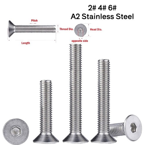 Unc countersunk socket screws - unc,