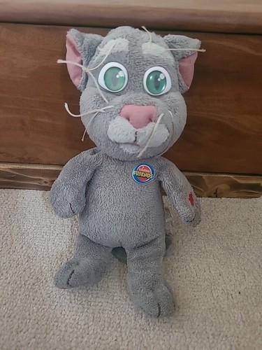 Talking tom cat plush toy - tom,