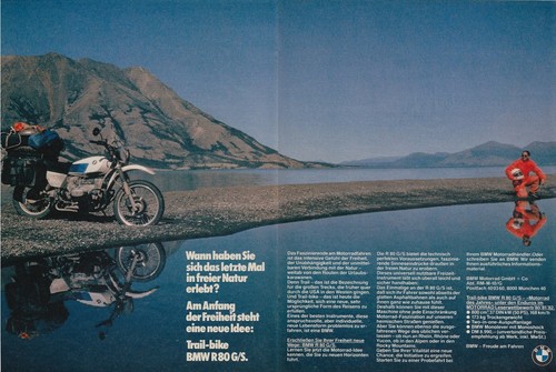 Bmw s advertising - r, g/s