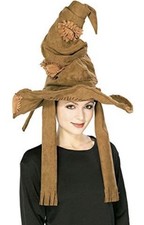 HARRY POTTER SORTING HAT One Size As Shown Brown Fancy Dress Halloween NEW BNWT