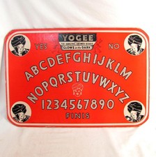 Vintage 1944 Yogee Amazing Answer Board Glow in the Dark Ouija Lee Industries