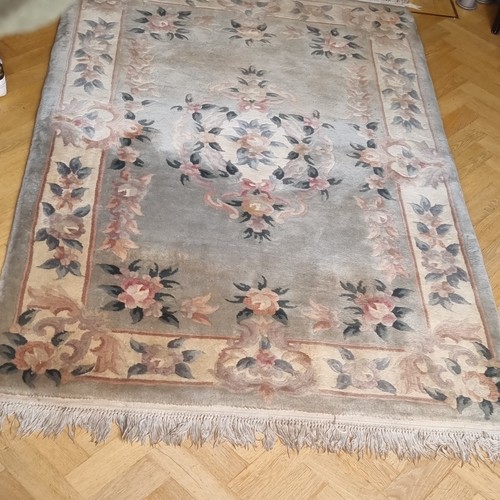 Hand tufted wool - wool, vintage