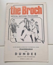 Fraserburgh v Dundee 87/8 David Robertson Testimonial