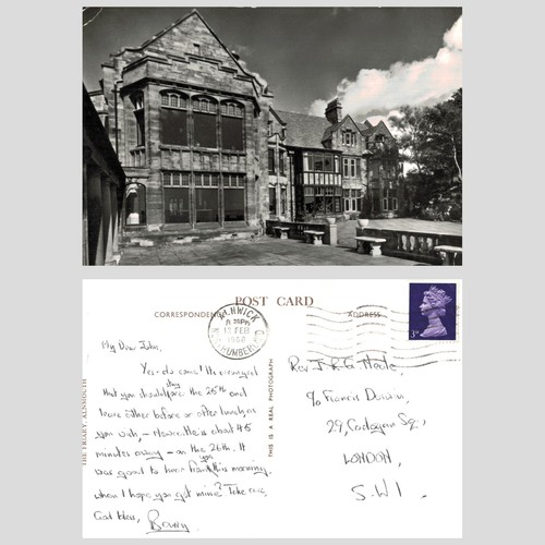 Vintage postcard the friary - postcard,
