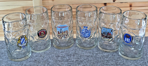 Set german litre - 6, beer