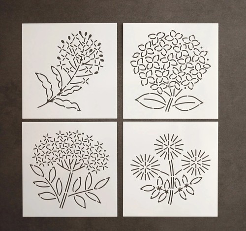 Sashiko stencils embroidery - stencils, |