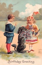 Vintage Birthday Postcard of