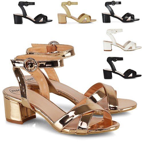 Womens mid block heels ladies - block,