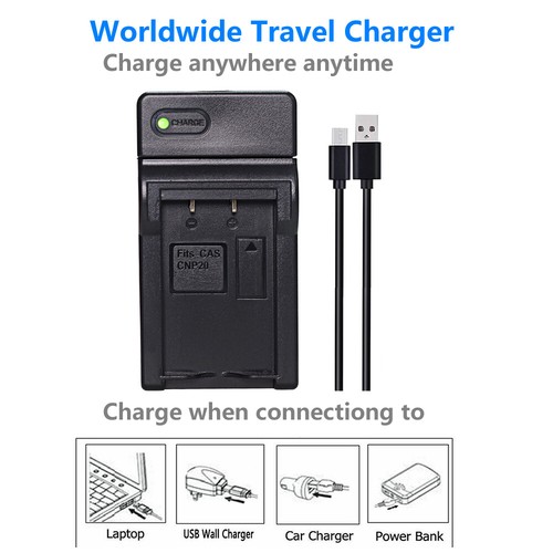 Battery charger for 20 - for, np-20