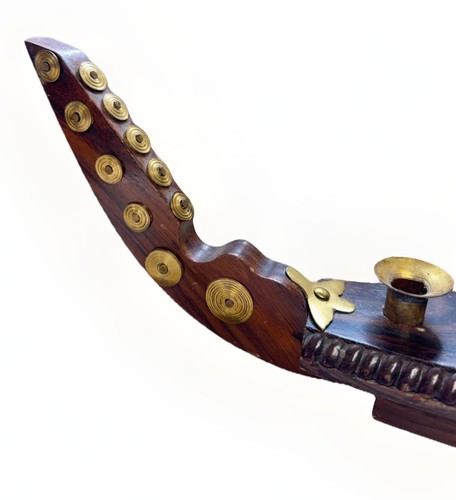 Viking ship gondola wood - gondola, brass