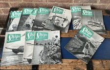 Ships & SHIPS MODELS magazine 1955-1956 11 Items