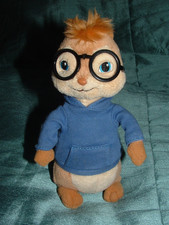 ALVIN AND THE CHIPMUNK SMALL SIMON  CHIPMUNK PLUSH BEANIE SOFT TOY 2011 BX