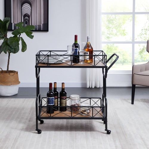 Industrial bar cart drinks - bar,