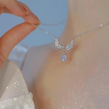 Wing Pendant Moonstone