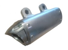 Silencer End Muffler Silver