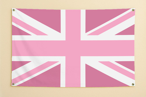 Pink union jack - union, flag