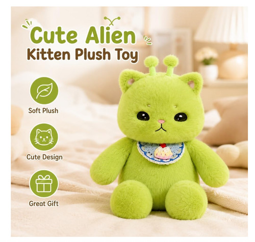 Alien plush cat meme - plush,