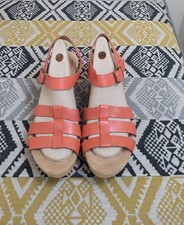 Womens Clarks Leather Rattan