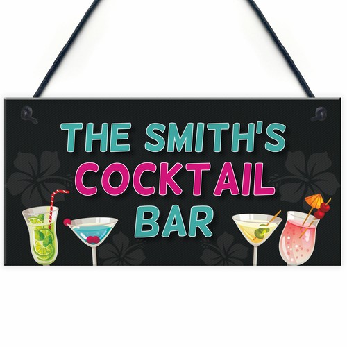 Personalised cocktail home - home, bar