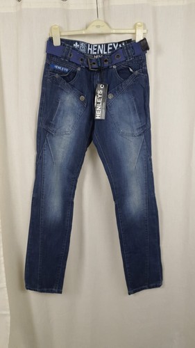 Henleys stonewash blue slim - stonewash,
