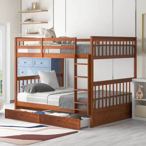 Full over bunk bed - full,