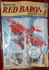 Hachette Build the Red Baron`s Fokka DR1 Fighter Sealed Issues Multi-List A
