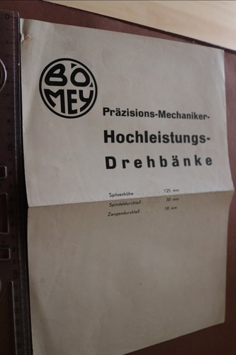 Old product sheet bömey - -,