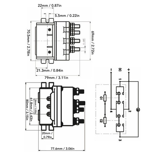 Winch relay electric - winch,