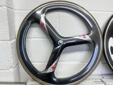 Carbon Trispoke Wheel Time Trial Triathlon fixie Tubular 700c rim brake 