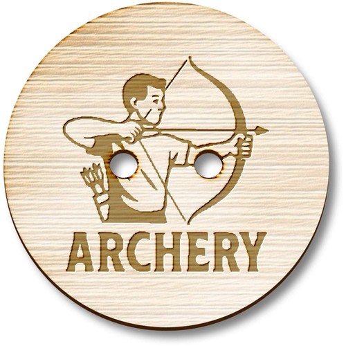 Archery hobbyist shooting a - 'archery,