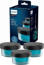 Philips Quick Clean Pod Replacement Cartridge for Electric Shaver Pack of 3 UK &