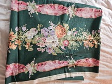 G P Baker Fabric 1984 Tremezzo Remnant Piece Shabby Chic Floral Print 50" X 112"