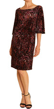 Velour Dress Paisley By
