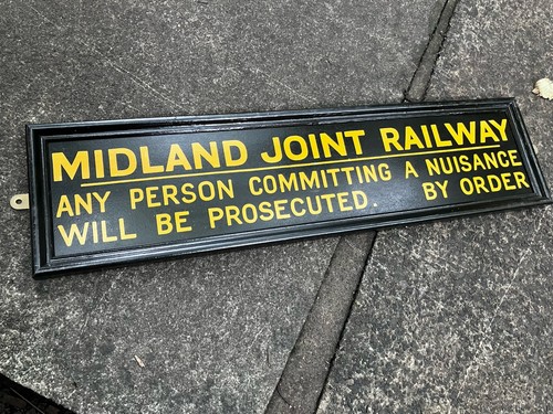 Hand painted railway - hand,