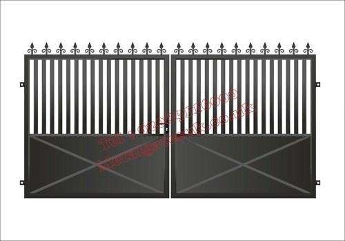 Driveway gates composite - driveway, gates/composite