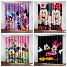 3D Mickey Mouse Curtains Baby