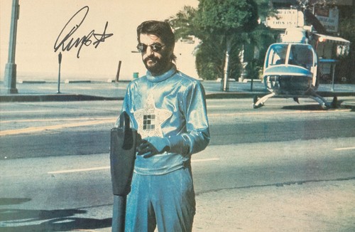 Ringo starr signed photograph - ringo,