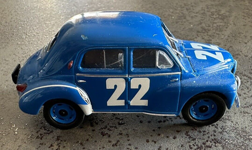 Eligor renault 4cv blue 22 - renault, n°22