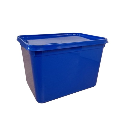 Blue food storage - food, containers