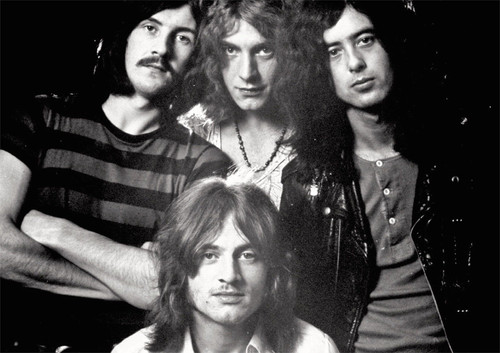 Led-Zeppelin-Band-Pose-BW-Post