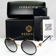 Versace Sunglasses Black Round