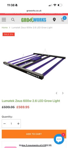Lumatek zeus 600w led - ,